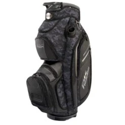 POWAKADDY PREM-TECH 14 WAY DIVIDER GOLF CART TROLLEY BAG – BLACK / CAMO
