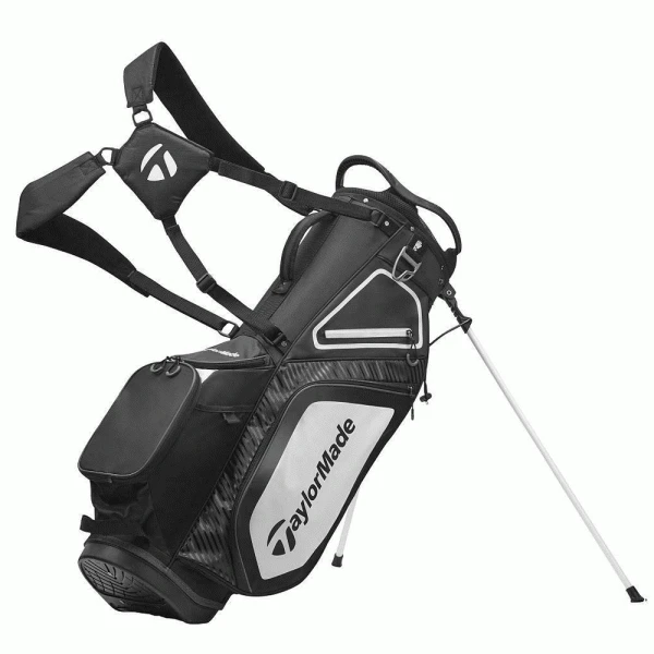 TAYLORMADE PRO SERIES 8.0 GOLF STAND CARRY BAG – BLACK / WHITE 1 TAYLORMADE PRO SERIES 8.0 GOLF STAND CARRY BAG – BLACK / WHITE