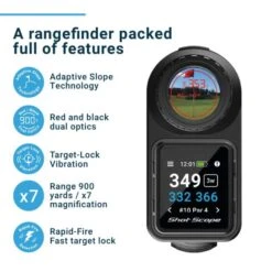 SHOT SCOPE PRO LX+ LASER RANGEFINDER / GOLF GPS / SHOT TRACKER – GREY -Golf Sale Store PROLX Plus Grey 6 600x600 1
