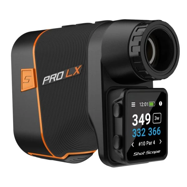 SHOT SCOPE PRO LX+ LASER RANGEFINDER / GOLF GPS / SHOT TRACKER – ORANGE 1 SHOT SCOPE PRO LX+ LASER RANGEFINDER / GOLF GPS / SHOT TRACKER – ORANGE