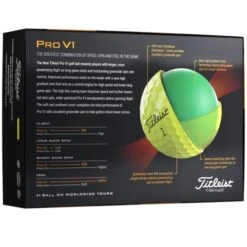 TITLEIST PRO V1 GOLF BALLS 2023 – YELLOW -Golf Sale Store PROV1DOZPACKAGINGYELLOW 2 600x600 1