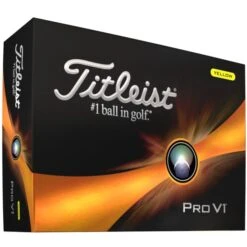 TITLEIST PRO V1 GOLF BALLS 2023 – YELLOW