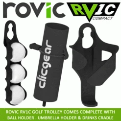 CLICGEAR ROVIC RV1C GOLF PUSH TROLLEY – CHARCOAL -Golf Sale Store ROVICFREE19 5 600x600 1