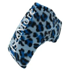 SEEMORE BLADED CHEETAH PRINT PUTTER COVER / LTD EDITION / BLUE CHEETAH
