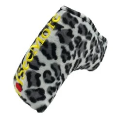 SEEMORE BLADED CHEETAH PRINT PUTTER COVER / LTD EDITION / BLACK CHEETAH