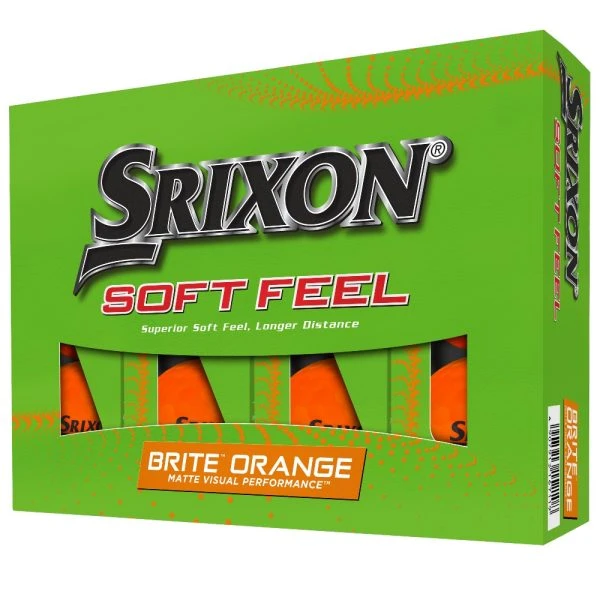 SRIXON 2023 SOFT FEEL GOLF BALLS – BRITE ORANGE 1 SRIXON 2023 SOFT FEEL GOLF BALLS – BRITE ORANGE