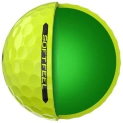 SRIXON 2023 SOFT FEEL GOLF BALLS – TOUR YELLOW -Golf Sale Store SOFT FEEL QUARTER VIEW TOUR YELLOW 600x600 1