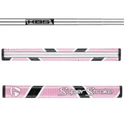 TAYLORMADE SPIDER GTX SINGLE BEND PUTTER – PINK -Golf Sale Store SPIDER GRIPS AND SHAFTS PINK 600x600 1