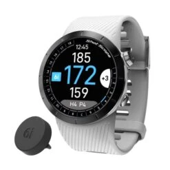 SHOT SCOPE X5 GOLF WATCH / GAME TRACKER – PRESTEGE WHITE – PREORDER EARLY APRIL