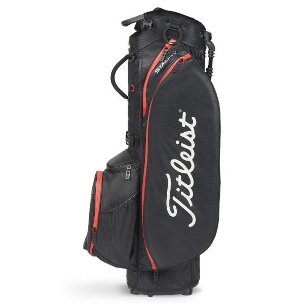 TITLEIST PLAYERS 5 STADRY STAND BAG – BLACK / RED 2 TITLEIST PLAYERS 5 STADRY STAND BAG – BLACK / RED - Image 2