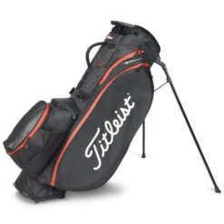 TITLEIST PLAYERS 5 STADRY STAND BAG – BLACK / RED