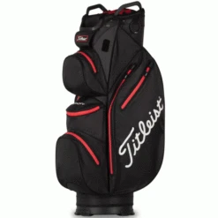 TITLEIST STADRY 14 GOLF CART BAG – BLACK / RED