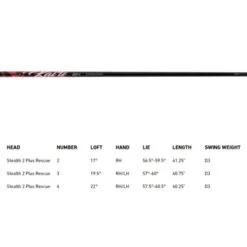 TAYLORMADE STEALTH 2 PLUS+ RESCUE 13 TAYLORMADE STEALTH 2 PLUS+ RESCUE -Golf Sale Store STEALTH2PLUSRESCUESPEC 600x600 1