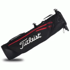 TITLEIST PREMIUM GOLF CARRY BAG – BLACK / RED