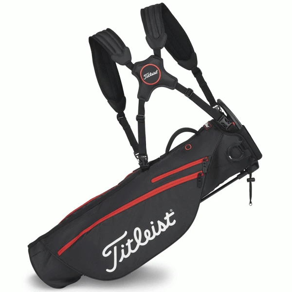 TITLEIST 2023 PREMIUM CARRY BAG – BLACK / RED 4 TITLEIST 2023 PREMIUM CARRY BAG – BLACK / RED - Image 4