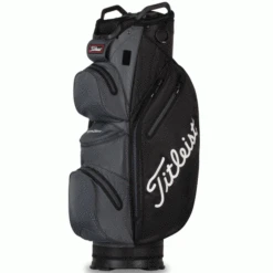 TITLEIST STADRY 14 GOLF CART BAG – BLACK / CHARCOAL