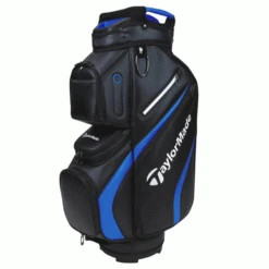 TAYLORMADE DELUXE GOLF CART TROLLEY BAG – BLACK / BLUE
