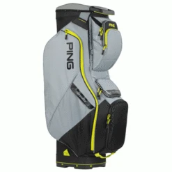 PING TRAVERSE 214 GOLF CART BAG – BLACK / IRON / NEON