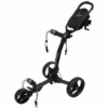 AXGLO TRILITE 3 WHEEL GOLF TROLLEY – BLACK / BLACK +FREE £39.99 ACCESSORY PACK