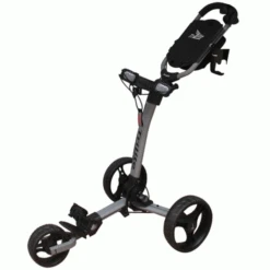 AXGLO TRILITE 3 WHEEL GOLF TROLLEY – GREY / BLACK +FREE £39.99 ACCESSORY PACK