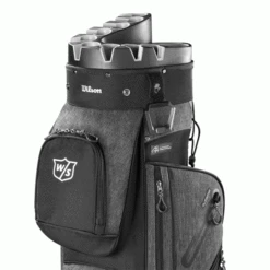 WILSON STAFF 2023 I-LOCK DRY GOLF CART BAG – BLACK / SILVER -Golf Sale Store WS ILOCK 4 600x600 1