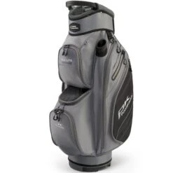 POWAKADDY DLX LITE GOLF CART BAG – GUN METAL / BLACK