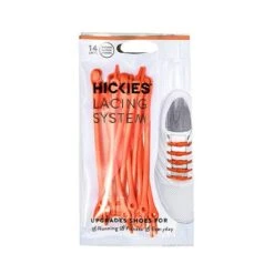 HICKIES 2.0 ADULTS TIE-FREE SHOE LACES X14 / ORANGE