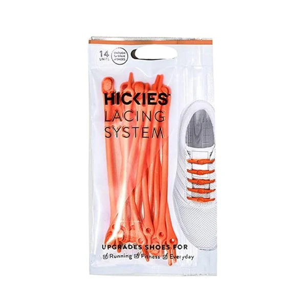 HICKIES 2.0 ADULTS TIE-FREE SHOE LACES X14 / ORANGE 1 HICKIES 2.0 ADULTS TIE-FREE SHOE LACES X14 / ORANGE