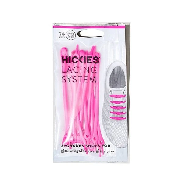 HICKIES 2.0 ADULTS TIE-FREE SHOE LACES X14 / PINK 1 HICKIES 2.0 ADULTS TIE-FREE SHOE LACES X14 / PINK
