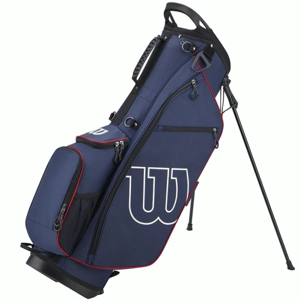 WILSON PROSTAFF DELUXE GOLF STAND CARRY BAG – NAVY / RED 1 WILSON PROSTAFF DELUXE GOLF STAND CARRY BAG – NAVY / RED