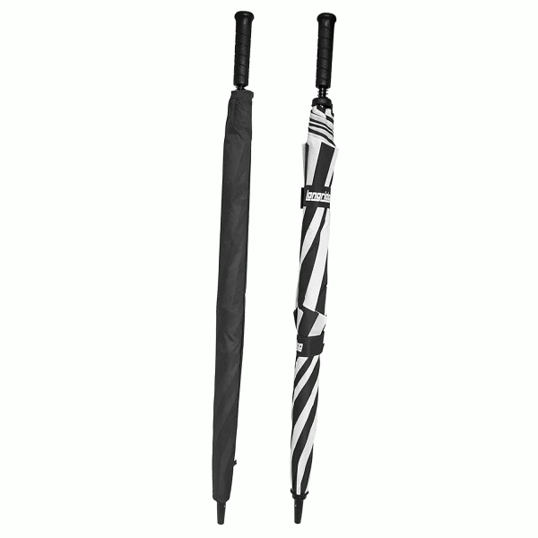 LONGRIDGE DELUXE 60” WINDPROOF DUAL CANNOPY GOLF UMBRELLA – BLACK 3 LONGRIDGE DELUXE 60” WINDPROOF DUAL CANNOPY GOLF UMBRELLA – BLACK - Image 3