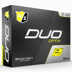 WILSON STAFF DUO OPTIX GOLF BALLS – YELLOW